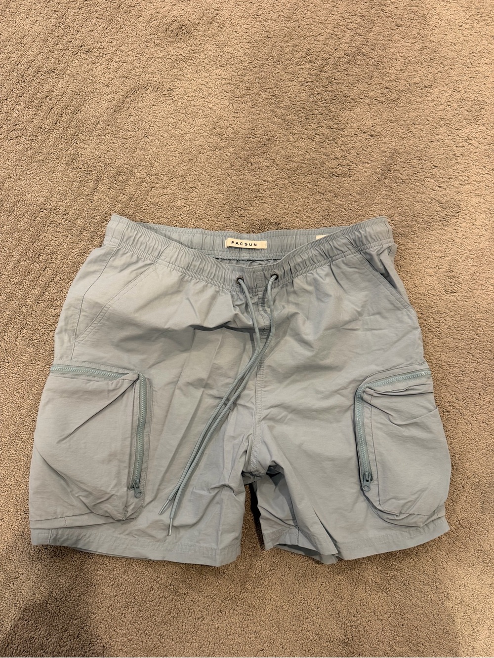 PacSun Light Blue Cargo Shorts